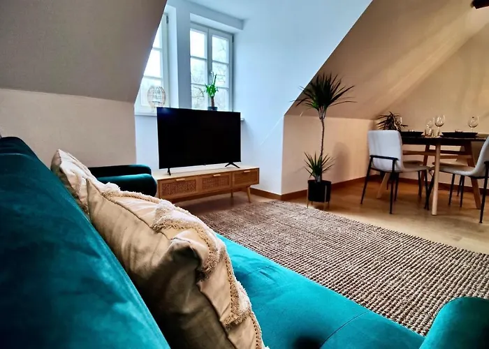 One Apartment's Albertsplatz - Design, Altbau & Zentral Lejlighed *